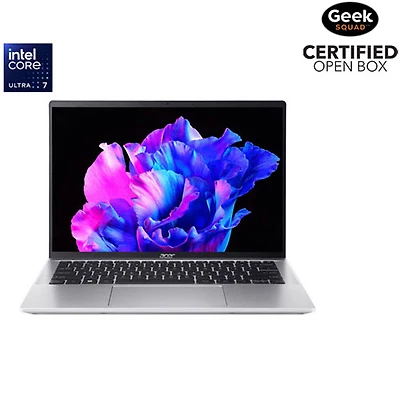 Boîte ouverte - Portable à écran tactile de 14 po Swift Go d'Acer (Core Ultra 7 d'Intel - Édition Evo/SSD 1 To/RAM 16 Go) - Anglais