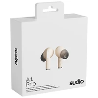 Sudio Audio A1 Pro In-Ear Noise Cancelling True Wireless Earbuds - Pink