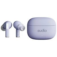 Écouteurs boutons 100 % sans fil à suppression du bruit A1 Pro de Sudio Audio - Mauve