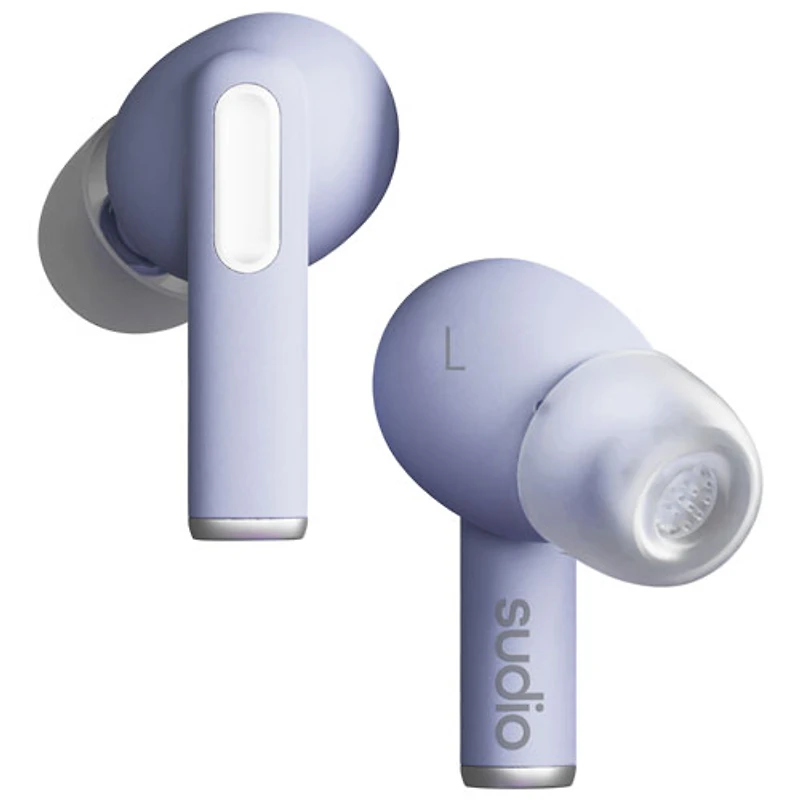 Écouteurs boutons 100 % sans fil à suppression du bruit A1 Pro de Sudio Audio - Mauve