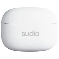 Écouteurs boutons 100 % sans fil à suppression du bruit A1 Pro de Sudio Audio - Blanc