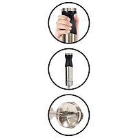 Kenmore 400-Watt Variable Speed Immersion Blender with Food Chopper and Whisk - Silver/Black