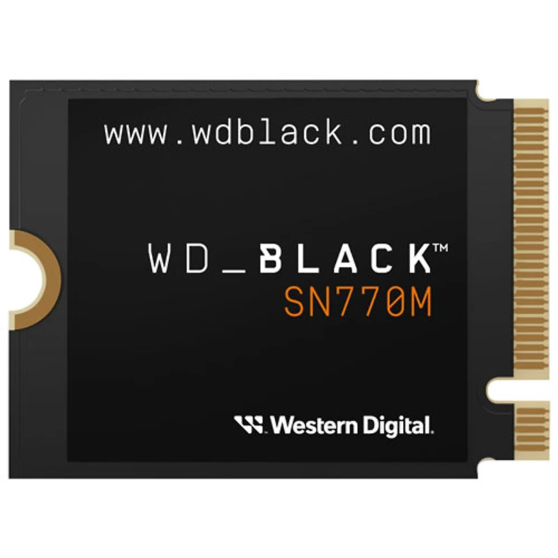 Disque SSD interne SN770M 2TB NVMe PCI-e de 1 To WD_BLACK (WDBDNH0020BBK-WRSN)