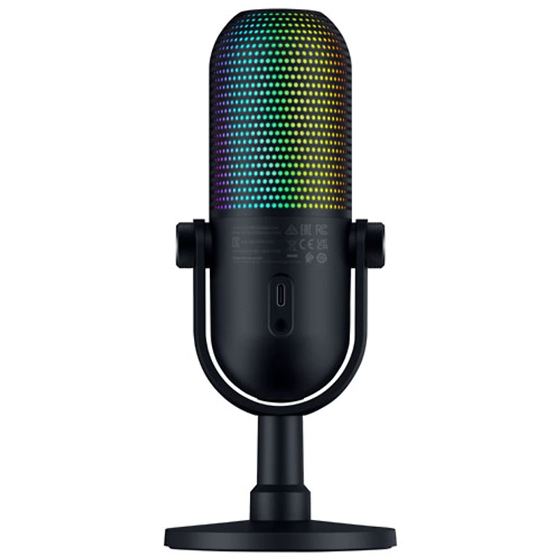 Razer Seiren V3 Chroma RGB USB Condenser Microphone - Black