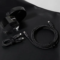 Native Union 1.2m (3.9 ft.) USB-C to USB-C Cable (BELT-C-CS-BLK-2-NP) - Cosmo Black