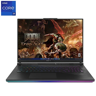 Portable de jeu Mini-DEL WQXGA 240 Hz de 18 po ROG Strix SCAR (2024) d'ASUS (Core i9-14900HX d'Intel/SSD 1 To/RAM 32 Go/RTX 4080)