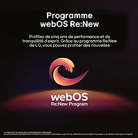 Téléviseur intelligent WebOS 22 HDR 1080p 27 po StanbyME Go de LG (27LX5QKNA) - 2024 - Blanc