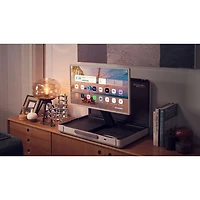 Téléviseur intelligent WebOS 22 HDR 1080p 27 po StanbyME Go de LG (27LX5QKNA) - 2024 - Blanc