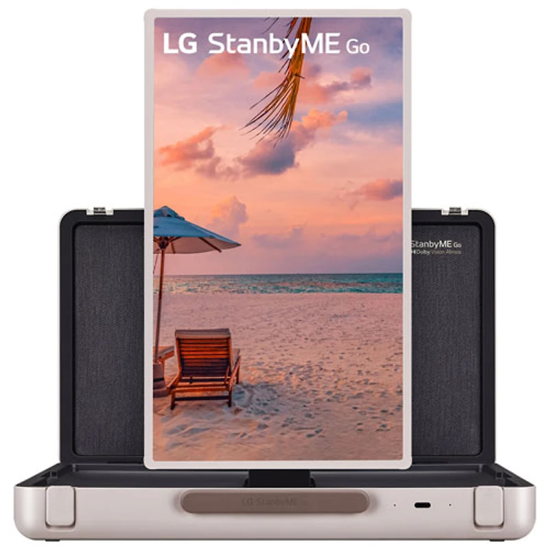 Téléviseur intelligent WebOS 22 HDR 1080p 27 po StanbyME Go de LG (27LX5QKNA) - 2024 - Blanc