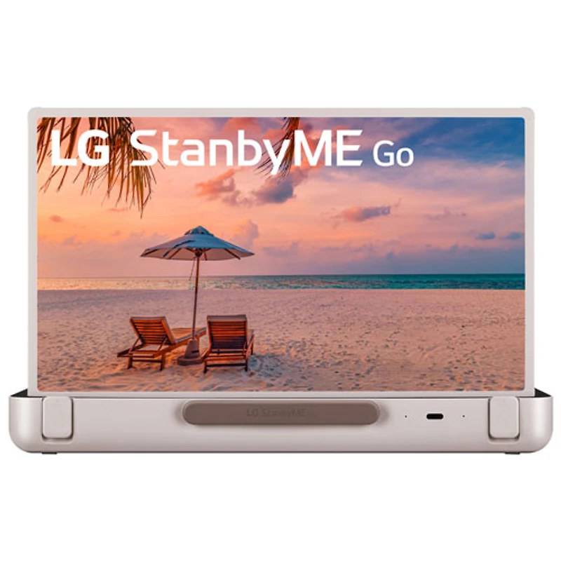 Téléviseur intelligent WebOS 22 HDR 1080p 27 po StanbyME Go de LG (27LX5QKNA) - 2024 - Blanc