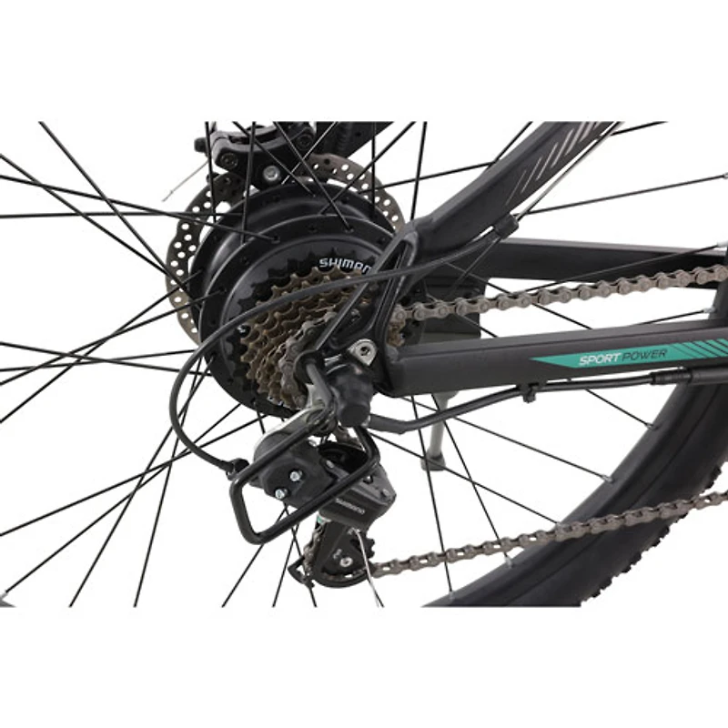 Gotrax E03 Electric Mountain Bike (350W Motor / 40km Range/ 25km/h Top Speed) - Black