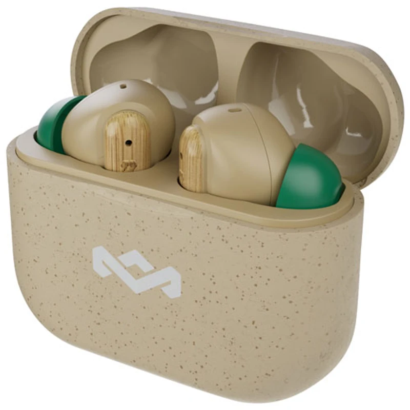 Écouteurs boutons 100 % sans fil à isolation sonore Little Bird de House of Marley - Crème