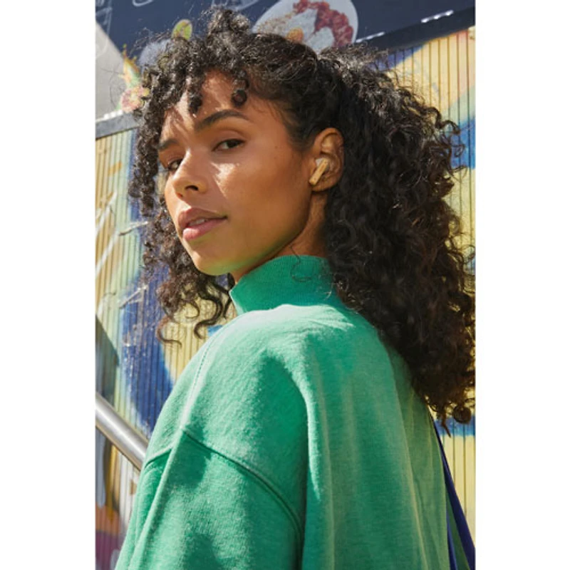 Écouteurs boutons 100 % sans fil à isolation sonore Little Bird de House of Marley - Crème