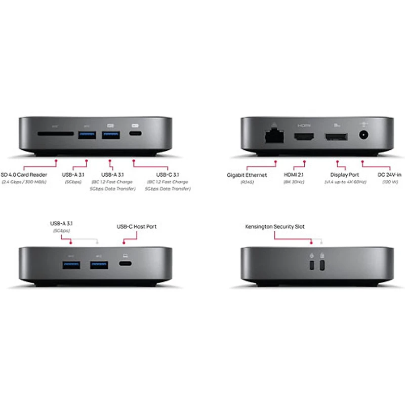 Brydge Stone Core 10-in-1 USB-C Docking Station (B2206A00A1INT0B)