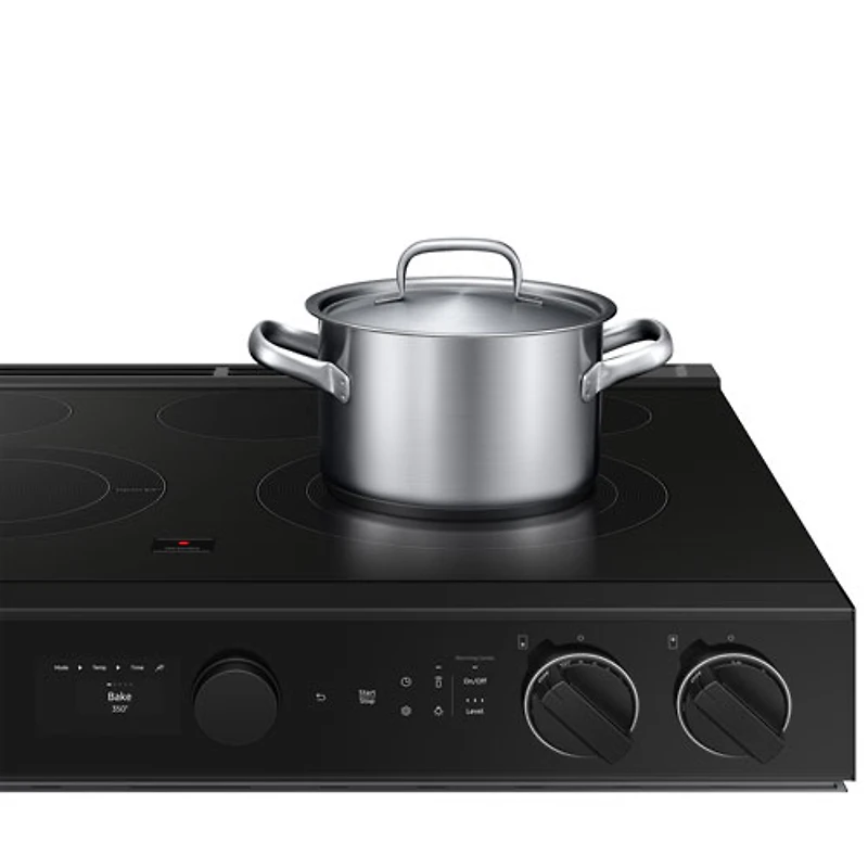 Cuisinière électrique encastrable à 5 éléments avec convection véritable 6,3 pi³ 30 po de Samsung (NSE6DG8700SRAC) - Acier inoxydable