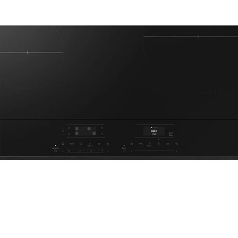 Cuisinière électrique encastrable à induction avec convection par ventilateur 6,3 pi³ 30 po BESPOKE de Samsung (NSI6DG9300SRAC) - Acier inoxydable