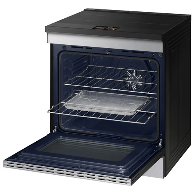 Cuisinière induction encastrable convection véritable 6,3 pi³ 30 po de Samsung (NSI6DG9900SRAC) - Inox