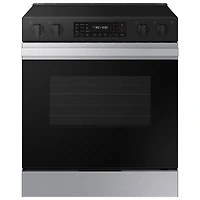 Cuisinière électrique encastrable à 5 éléments avec convection par ventilateur 6,3 pi³ 30 po de Samsung (NSE6DG8300SRAC) - Acier inoxydable