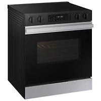 Cuisinière électrique encastrable à 5 éléments avec convection par ventilateur 6,3 pi³ 30 po de Samsung (NSE6DG8300SRAC) - Acier inoxydable