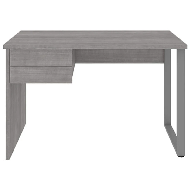 Bureau d'ordinateur de 48 po de largeur de Solay - Gris platine