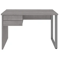 Bureau d'ordinateur de 48 po de largeur de Solay - Gris platine