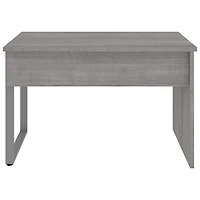 Bureau d'ordinateur de 48 po de largeur de Solay - Gris platine