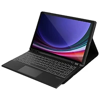 Étui-clavier de SaharaCase pour Galaxy Tab S10+/S9+/S9FE+ (Plus) - Noir
