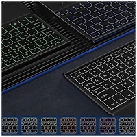 Étui-clavier de SaharaCase pour Galaxy Tab S10+/S9+/S9FE+ (Plus) - Noir