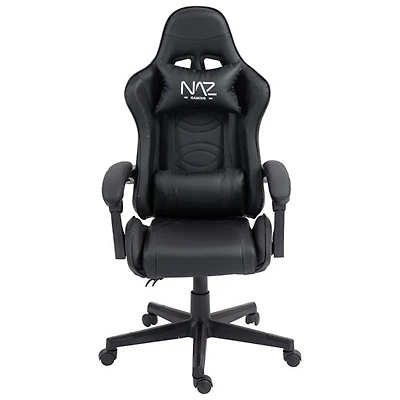 Fauteuil de jeu ergonomique à dossier haut en similicuir Tachi de Naz