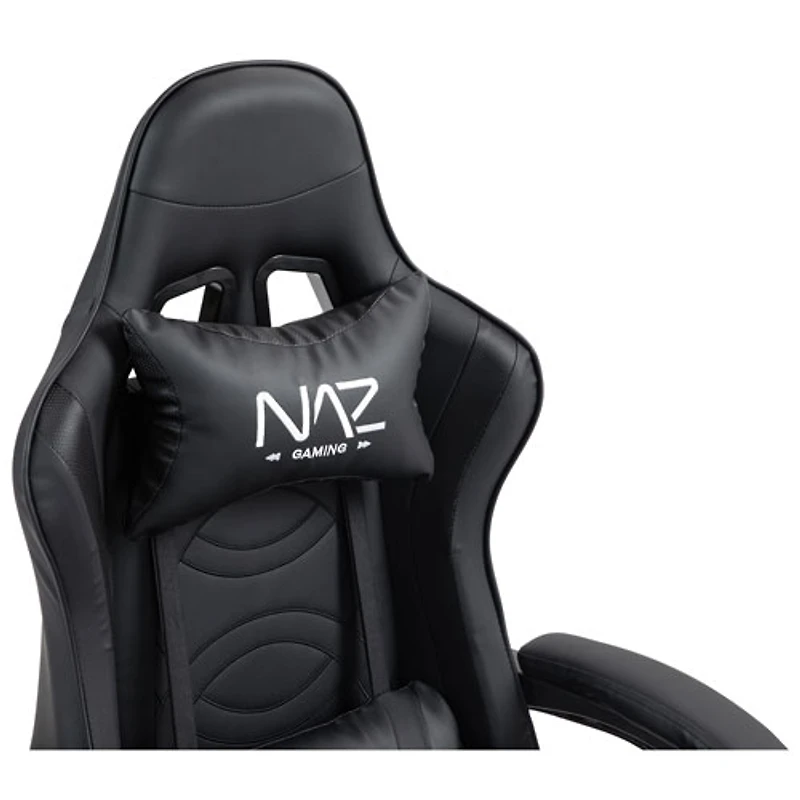 Fauteuil de jeu ergonomique à dossier haut en similicuir Tachi de Naz
