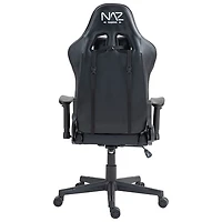 Fauteuil de jeu ergonomique à dossier haut en similicuir Gladius de Naz - Noir