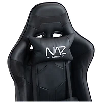 Fauteuil de jeu ergonomique à dossier haut en similicuir Gladius de Naz - Noir