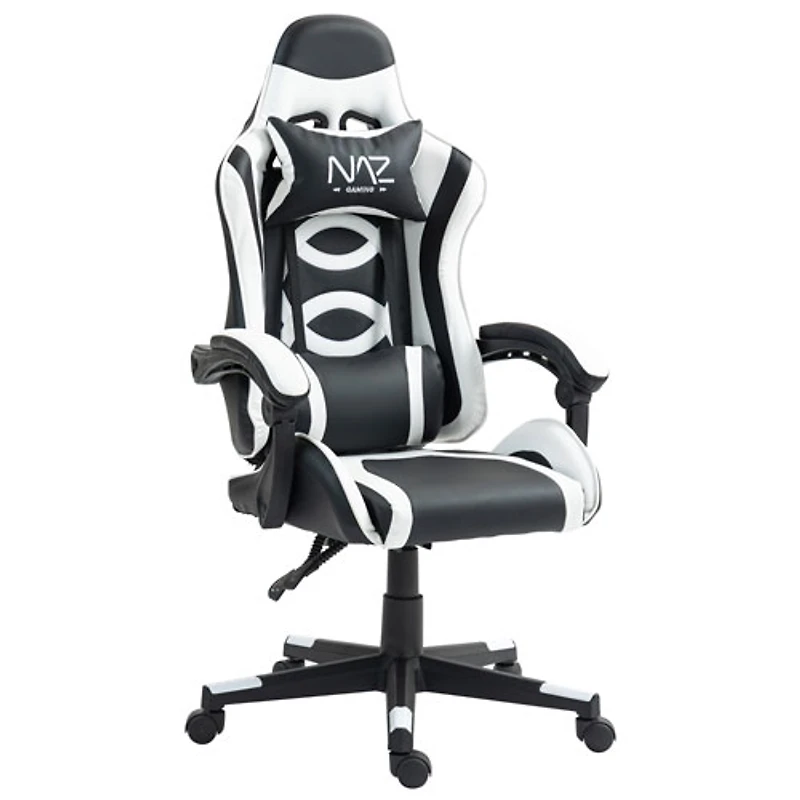 Fauteuil de jeu ergonomique à dossier haut en similicuir Tachi de Naz