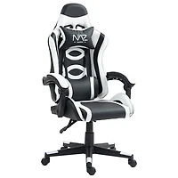 Fauteuil de jeu ergonomique à dossier haut en similicuir Tachi de Naz
