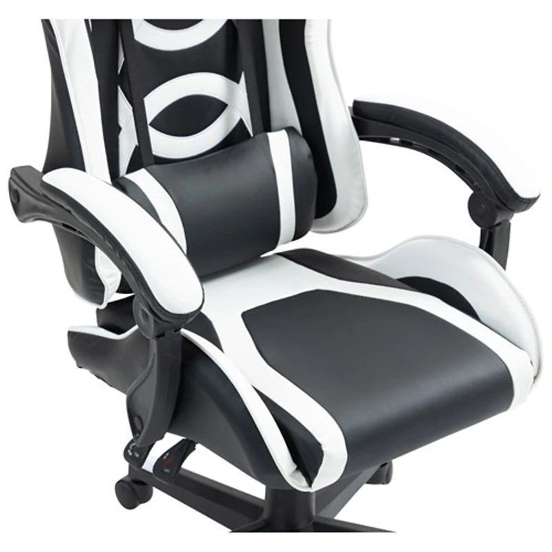 Fauteuil de jeu ergonomique à dossier haut en similicuir Tachi de Naz