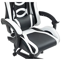 Fauteuil de jeu ergonomique à dossier haut en similicuir Tachi de Naz