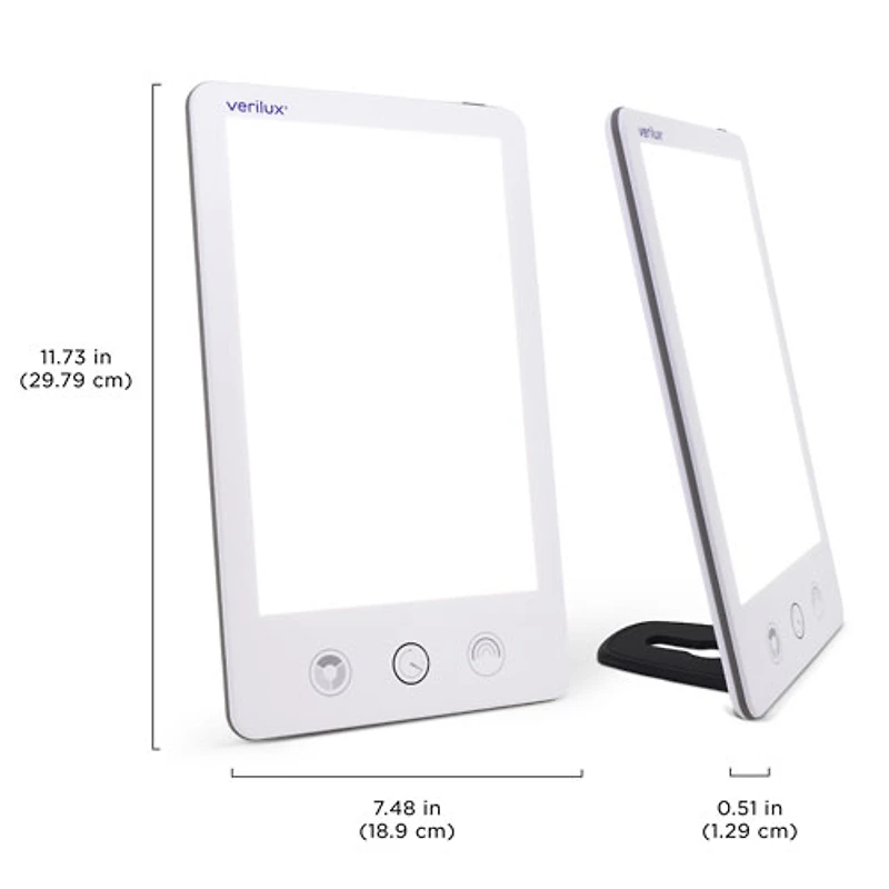 Lampe de luminothérapie HappyLight Luxe de Verilux - Blanc