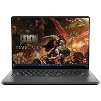 Portable de jeu ROG Zephyrus G14 À Écran DELO Nebula de 14 po d'ASUS - Gris éclipse (Ryzen 7 8845HS d'AMD/SSD 512 Go/RAM 16 Go/GeForce RTX 4050)