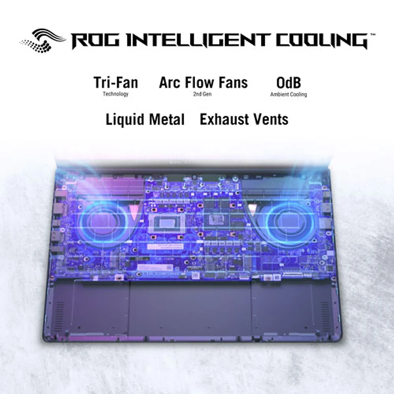 Portable de jeu ROG Zephyrus G14 À Écran DELO Nebula de 14 po d'ASUS - Gris éclipse (Ryzen 7 8845HS d'AMD/SSD 512 Go/RAM 16 Go/GeForce RTX 4050)