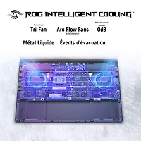 Portable de jeu ROG Zephyrus G14 À Écran DELO Nebula de 14 po d'ASUS - Gris éclipse (Ryzen 7 8845HS d'AMD/SSD 512 Go/RAM 16 Go/GeForce RTX 4050)
