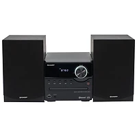 Sharp XL-B512 Micro Bluetooth CD-Player Speaker System - Black