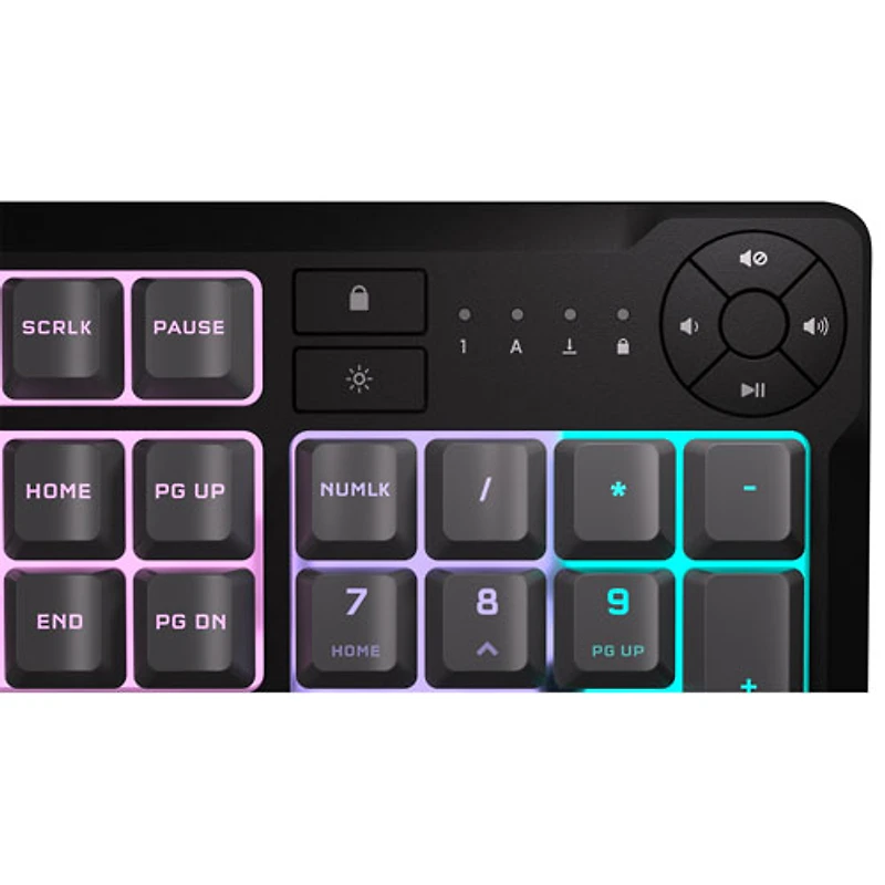 Corsair K55 Core RGB Backlit Gaming Keyboard - Grey - Only at Best Buy