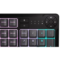Corsair K55 Core RGB Backlit Gaming Keyboard - Grey - Only at Best Buy