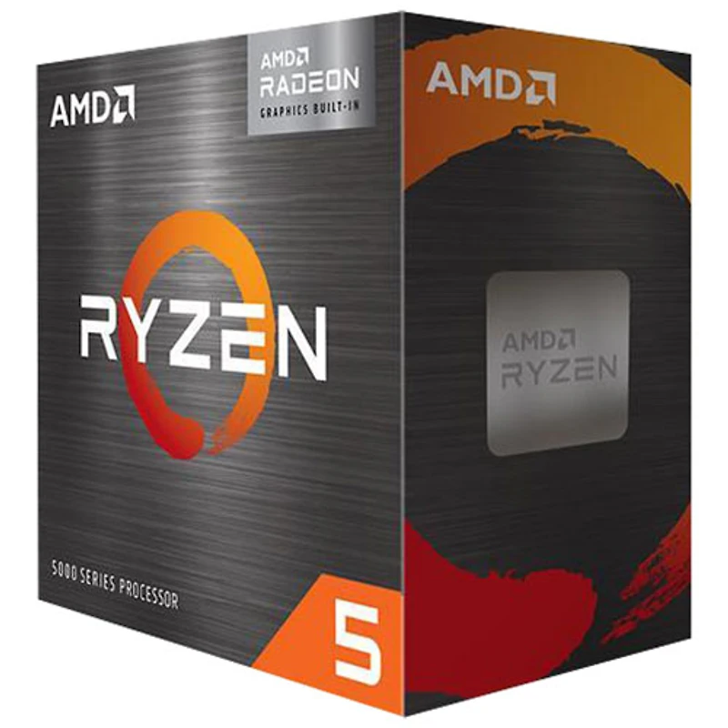 Processeur 6 coeurs AM4 de 3,6 GHz Ryzen 5 5500GT d'AMD