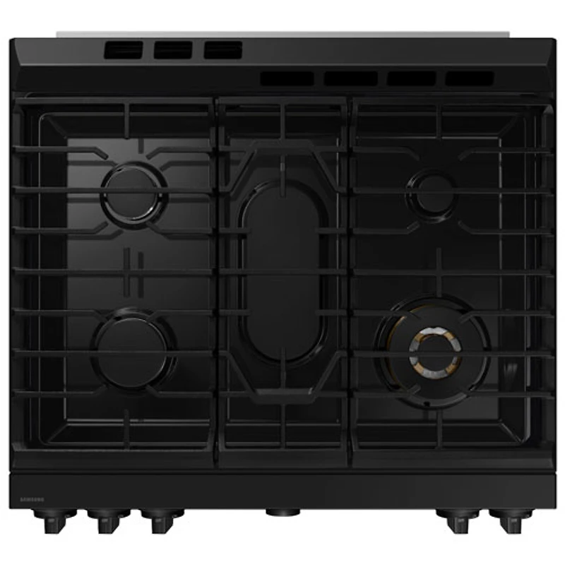 Cuisinière gaz encastrable 5 brûleurs convection véritable 6 pi³ 30 po BESPOKE de Samsung (NSG6DG8700SRAA) - Acier inoxydable