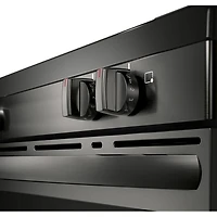 Cuisinière électrique à convection à ventilateur et friture à air chaud 5 éléments 5,3 pi³ 30 po de Frigidaire (FCRE308CAD) - Inox noir