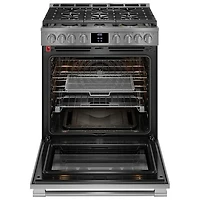 Frigidaire Pro 30" 6.0 Cu. Ft. True Convection 6-Burner Gas Air Fry Range (PCFG3080AF) - Stainless