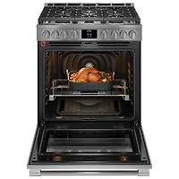 Frigidaire Pro 30" 6.0 Cu. Ft. True Convection 6-Burner Gas Air Fry Range (PCFG3080AF) - Stainless