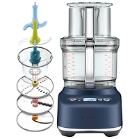 Robot culinaire Sous Chef de Breville - 16 tasses - Damas bleu