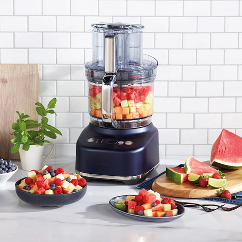 Robot culinaire Sous Chef de Breville - 16 tasses - Damas bleu